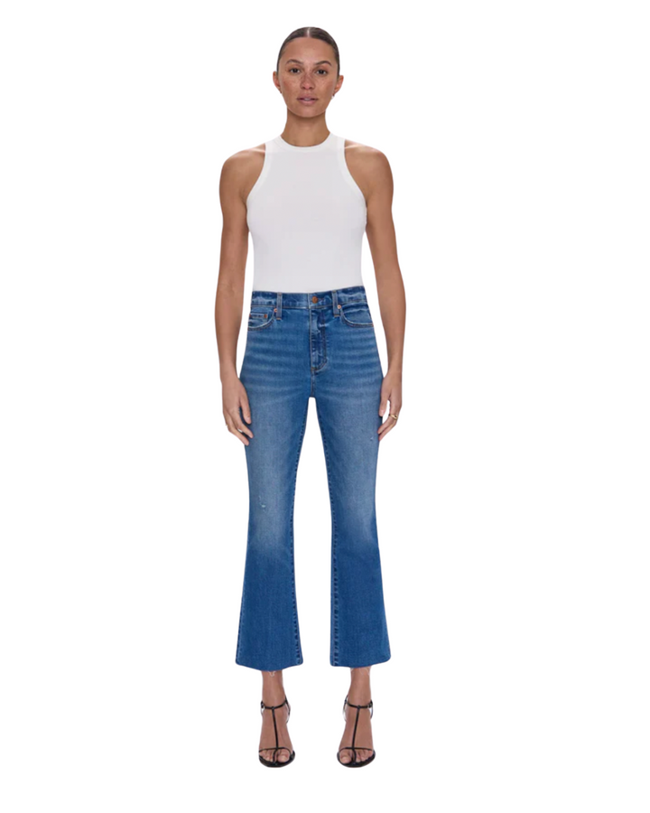 LENNON HIGH RISE CROP BOOT JEAN - COUNTRYSIDE