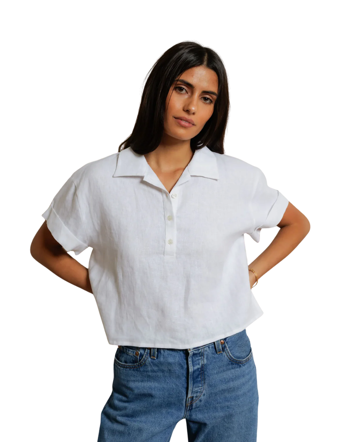 Tabitha Woven Polo