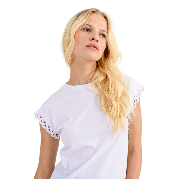 Bougainvilla Tee Shirt - White