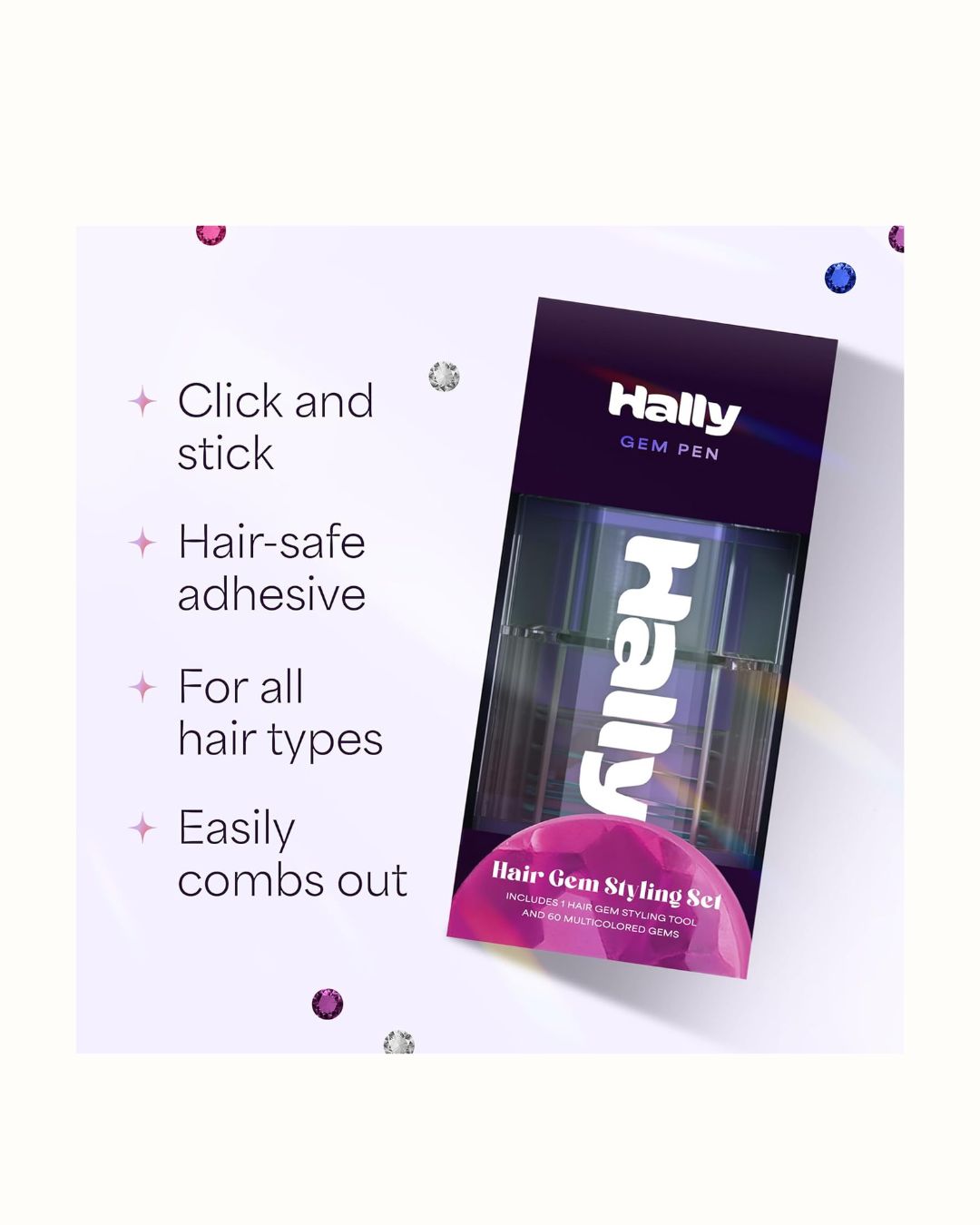 HALLY HAIR GEM PEN