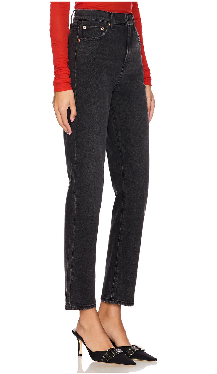 PISTOLA BRI HIGH RISE SLIM STRAIGHT JEAN - LODGE