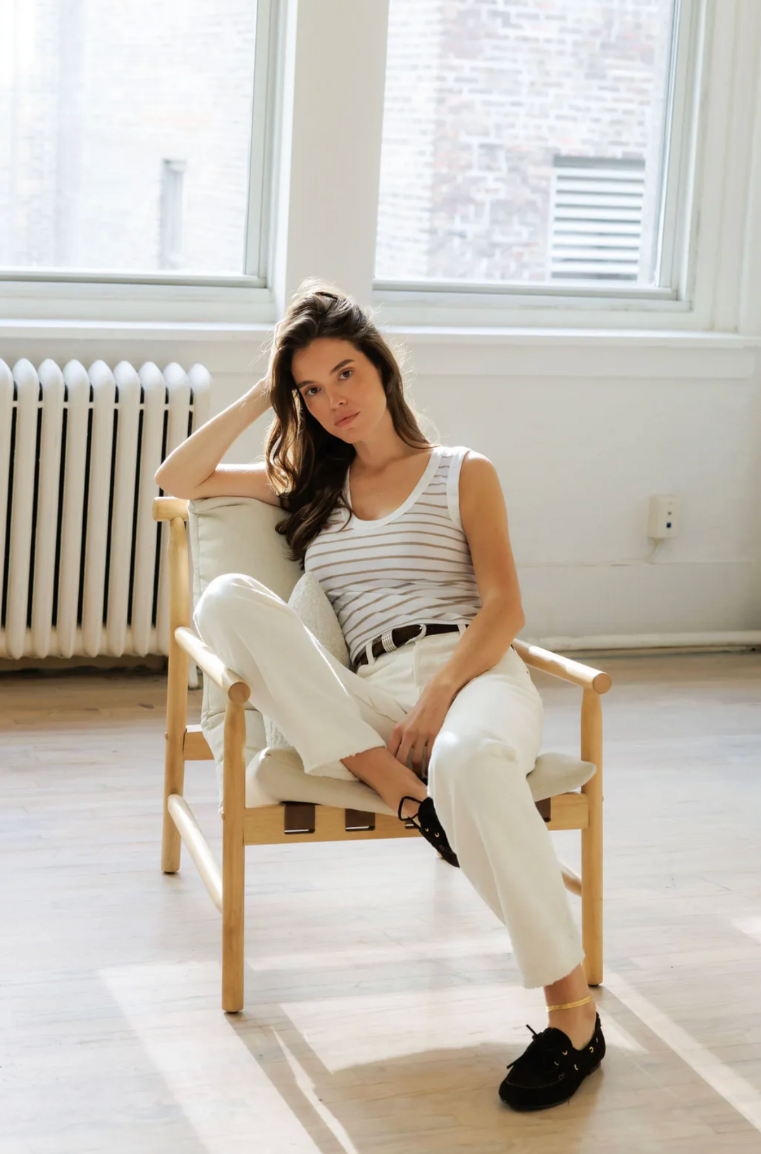 Khara Driftwood Striped Tank
