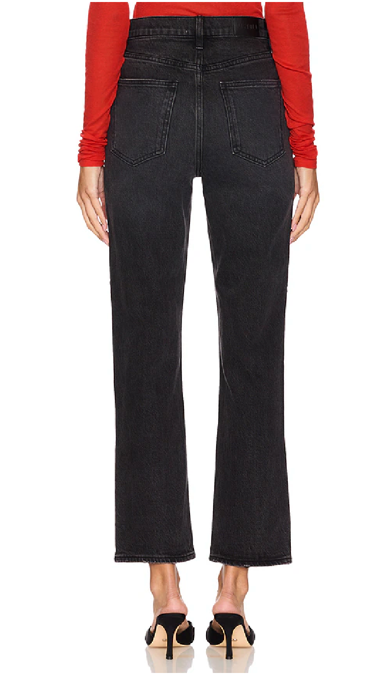 PISTOLA BRI HIGH RISE SLIM STRAIGHT JEAN - LODGE